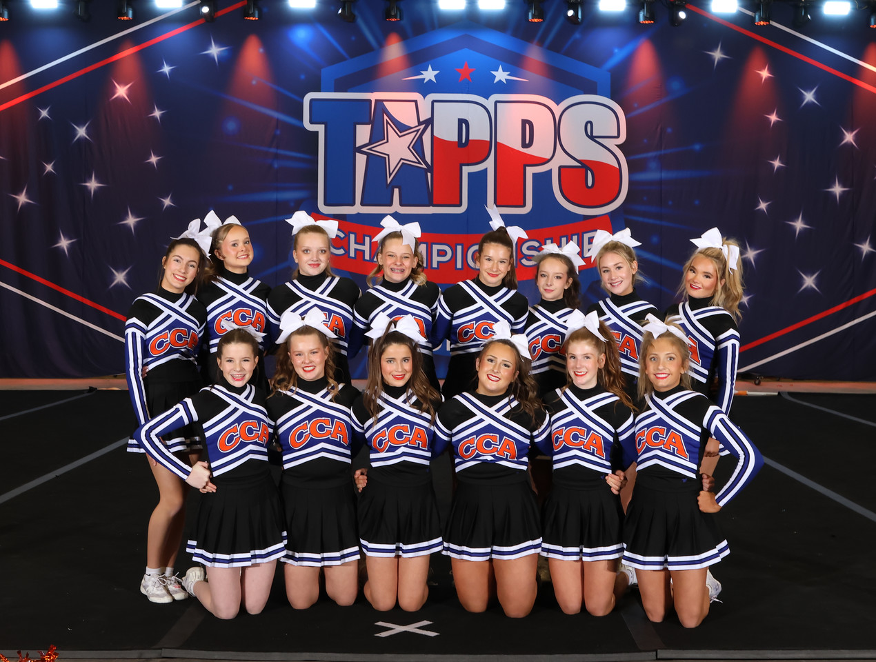 High school cheer team