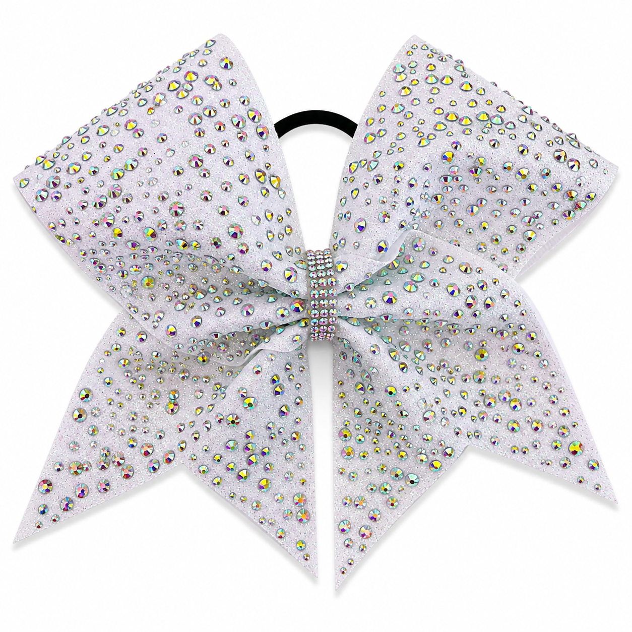 Full Bling AB Crystal Cheer Bow